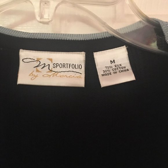 Sportfolio by Marcia Sweater Vest Womens Medium - Picture 2 of 5